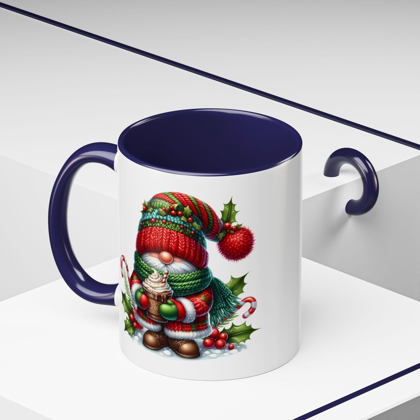 Christmas Mug - Gnome and Hot Chocolate