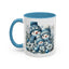 Christmas Mug - Blue Snowman Family