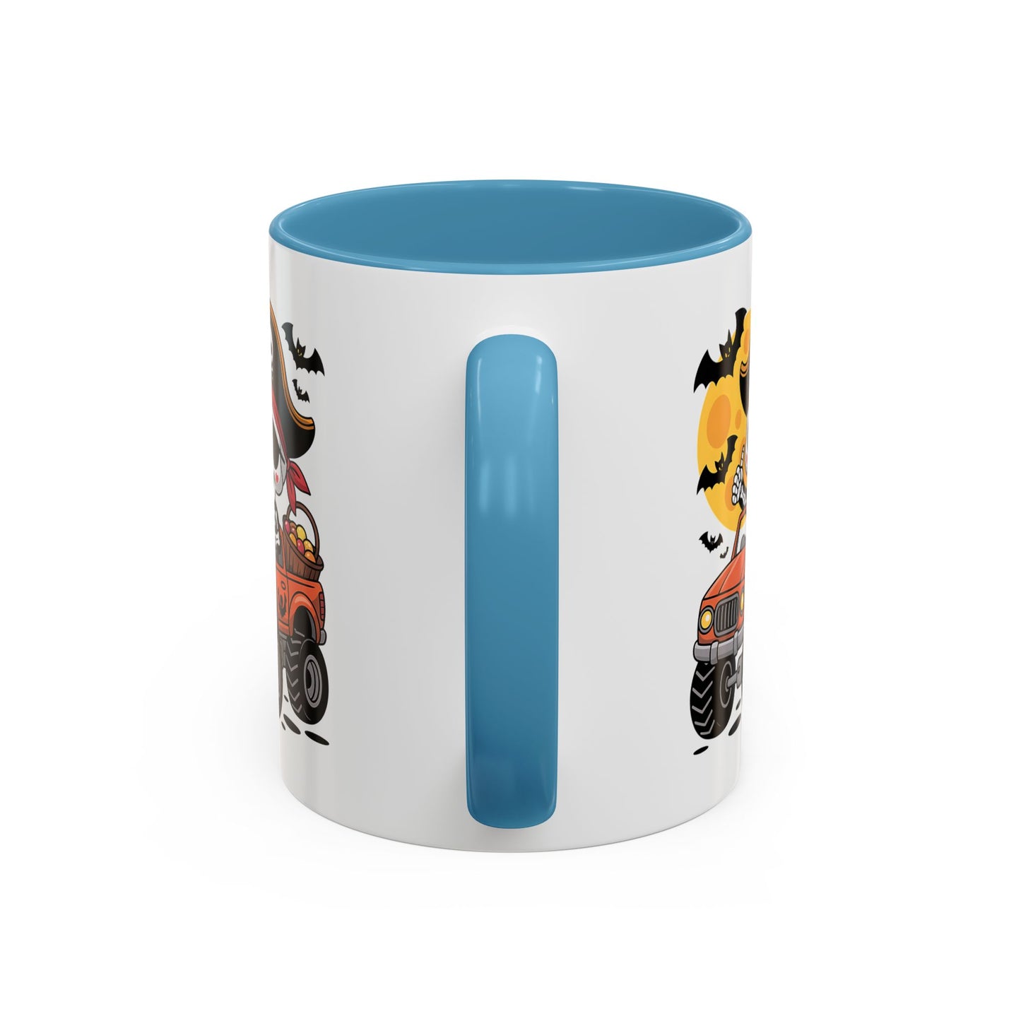 Halloween Mug - Driving Skeleton Pirate