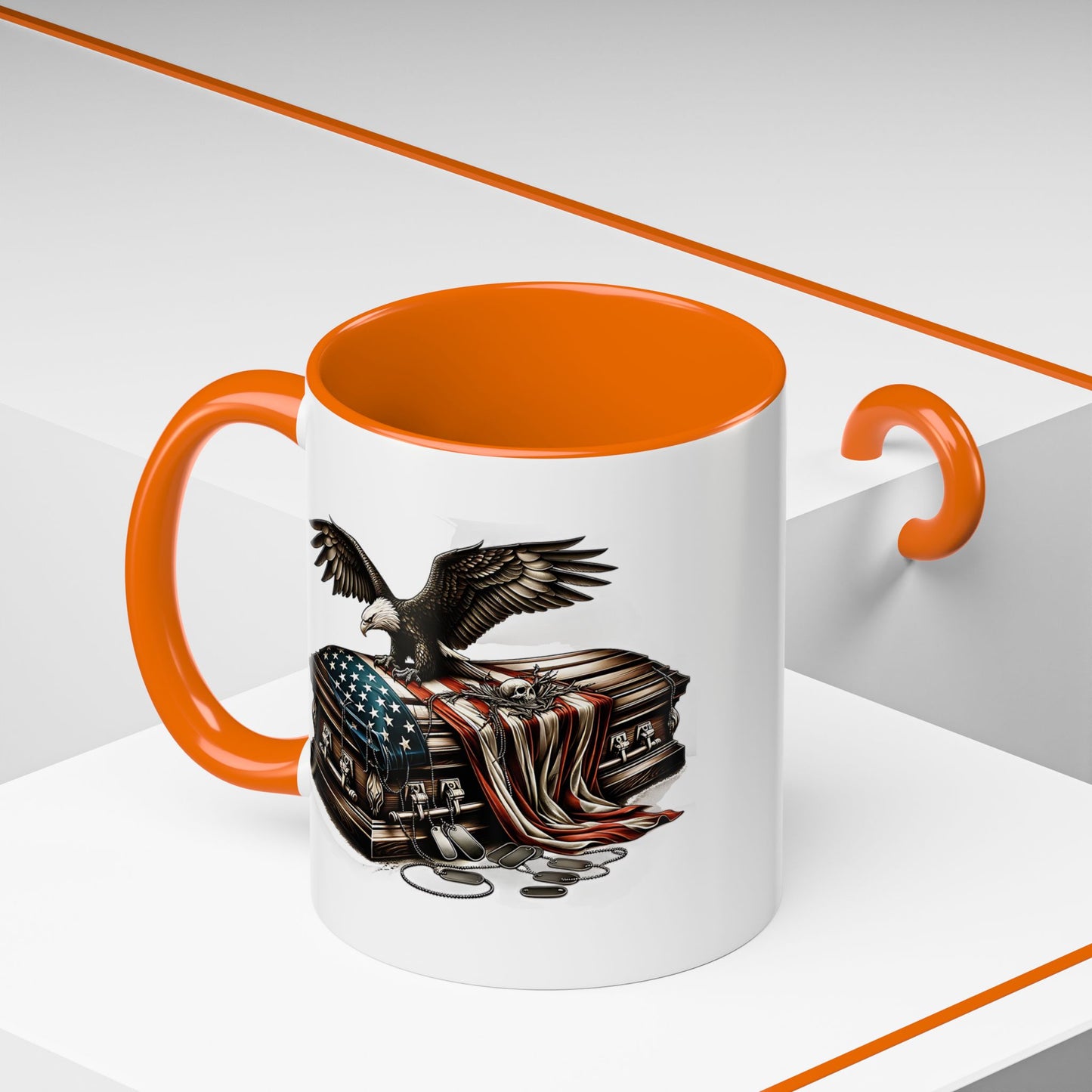 4th of July Mug - American Bald Eagle Fallen Soldier