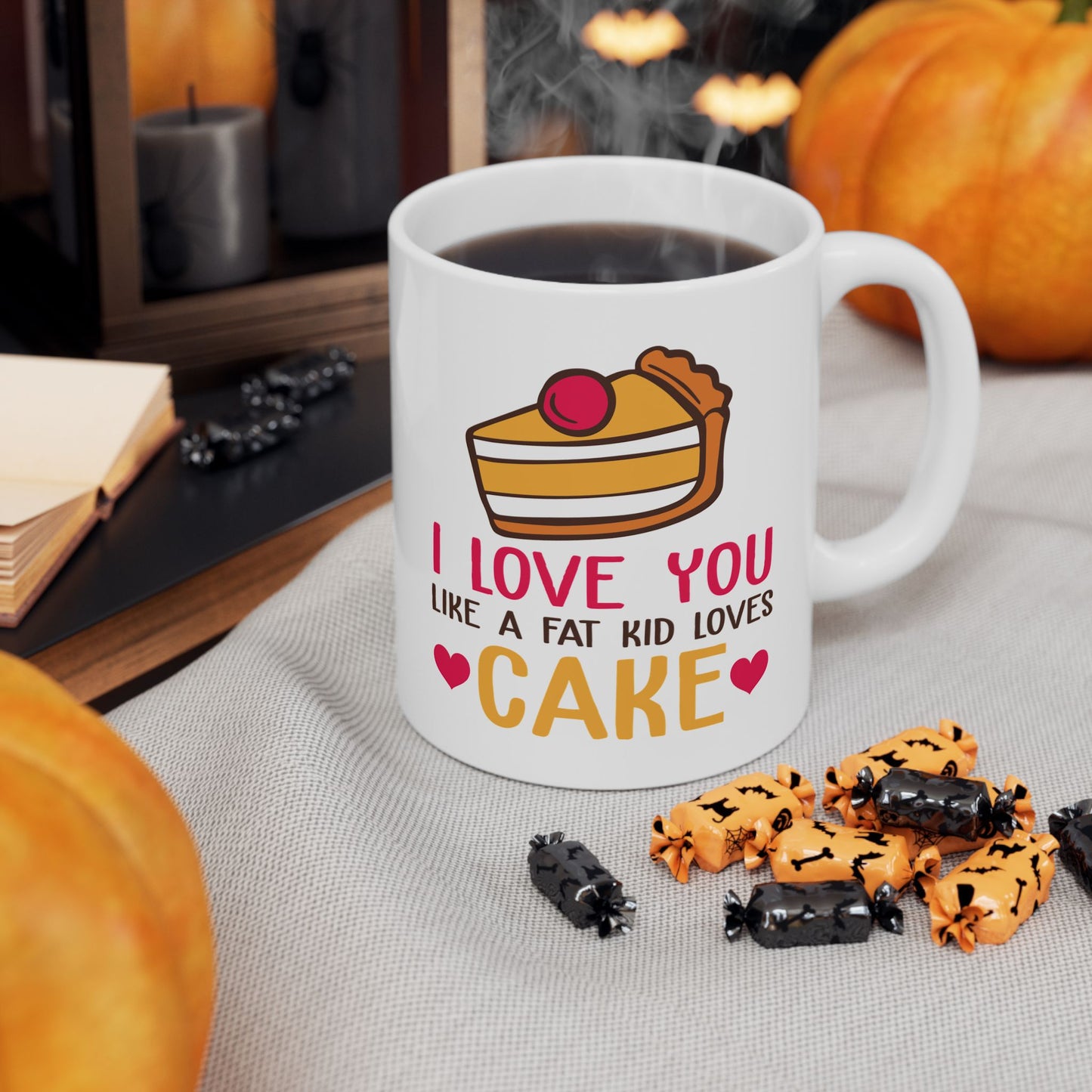 Anniversary Mug - I Love You Like A Fat Kid