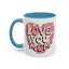 Mother's Day Mug - Love You Mom Retro Heart
