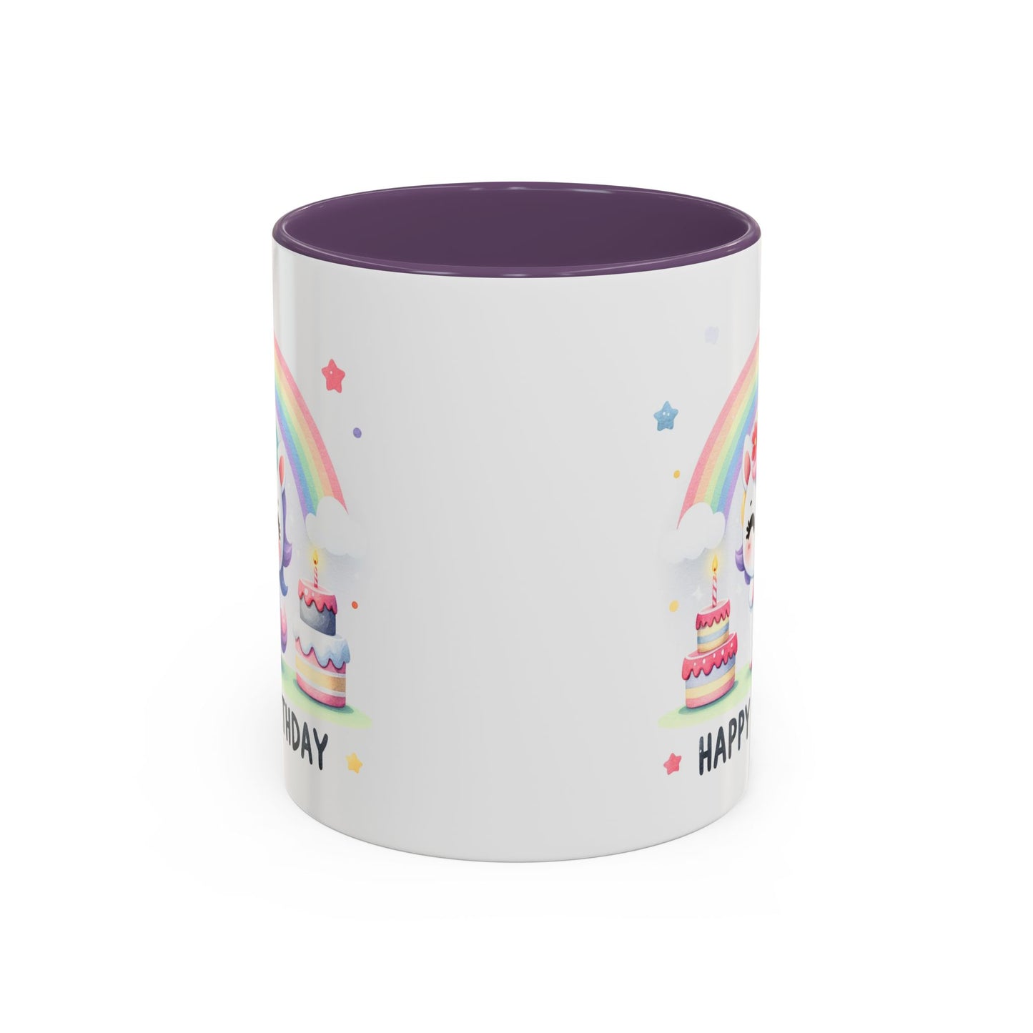 Birthday Mug -  Unicorn With Cakes
