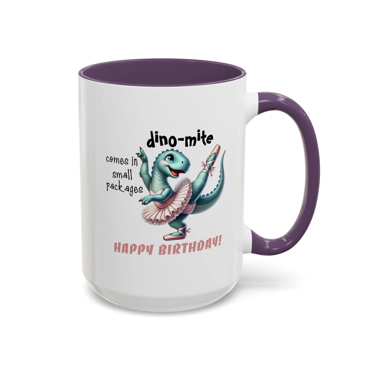 Birthday Mug - Dino-mite (Girl)