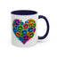 Animal Mug - Dog Paws Heart