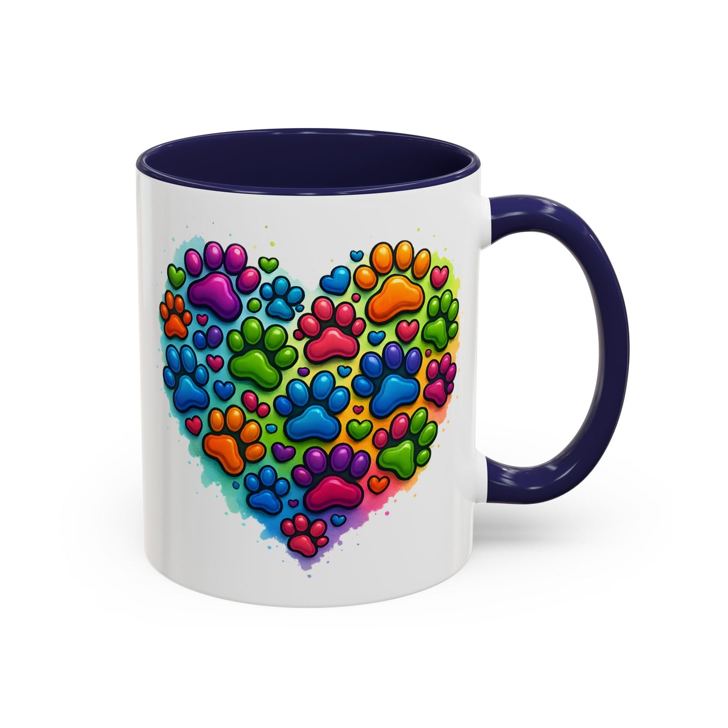 Animal Mug - Dog Paws Heart