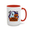 Halloween Mug - Winking Ghost With Pumpkin