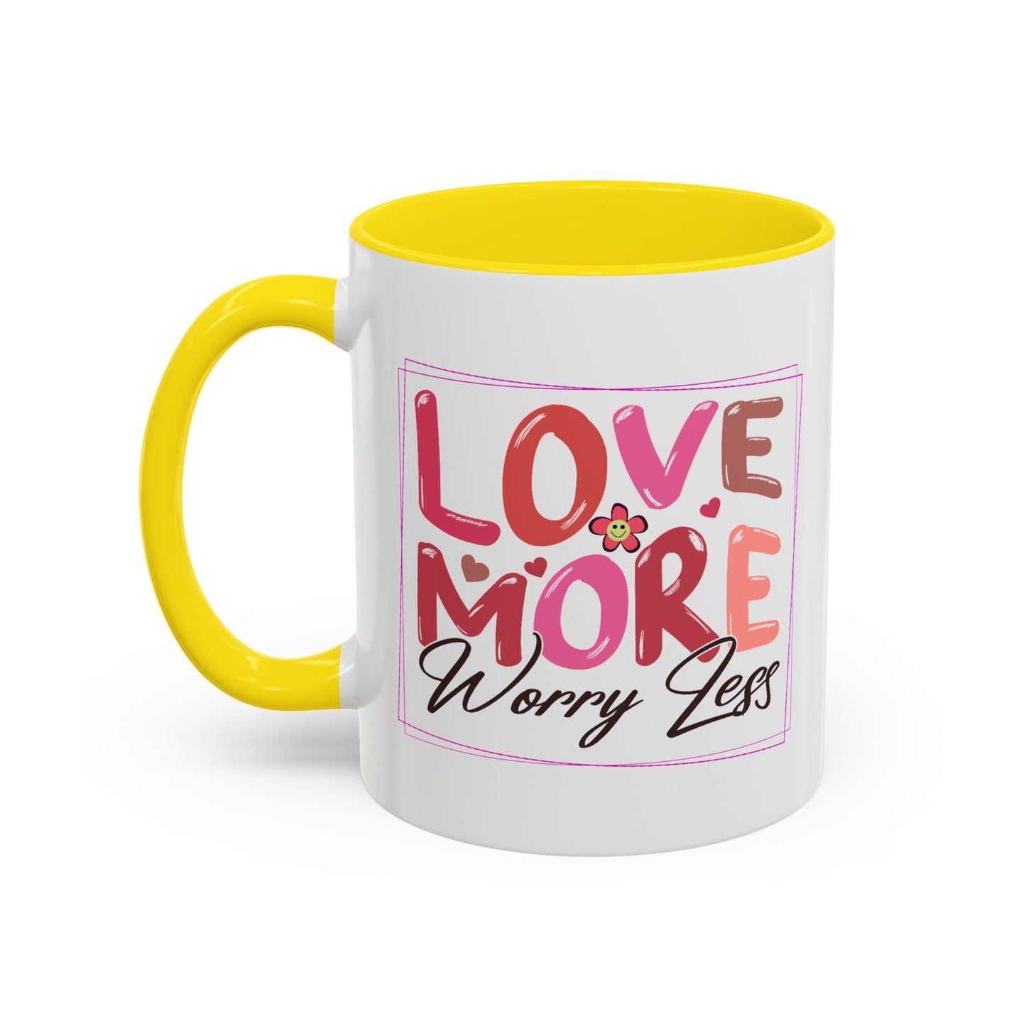Wellness Mug - Love More Worry Less Frame