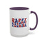 4th of July Mug - Happy Birthday America Retro