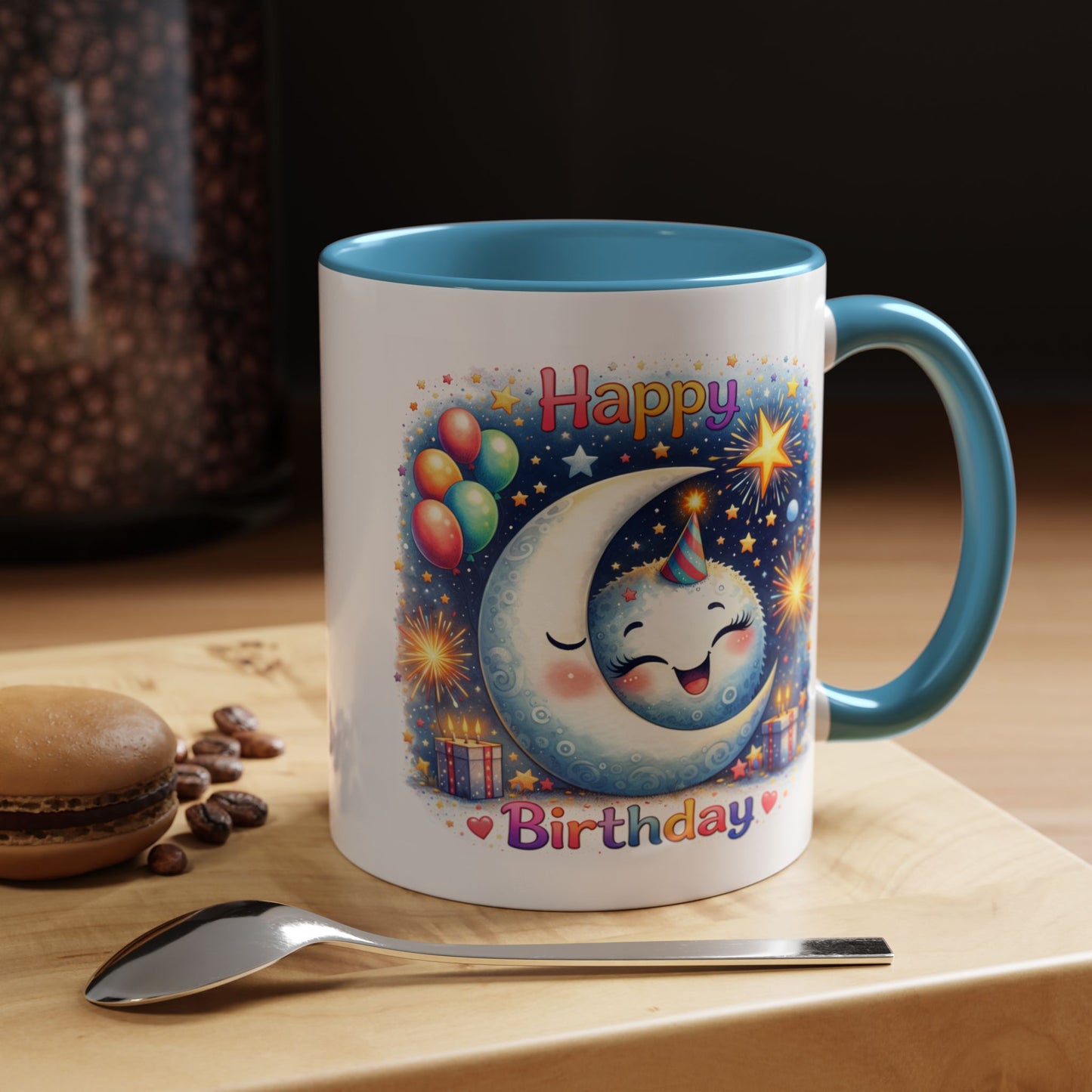 Birthday Mug - Moon and Stars