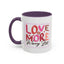 Wellness Mug - Love More Worry Less Frame