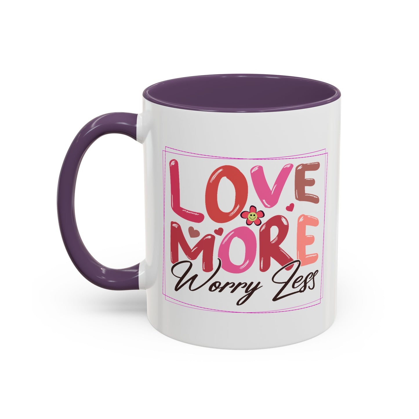 Wellness Mug - Love More Worry Less Frame