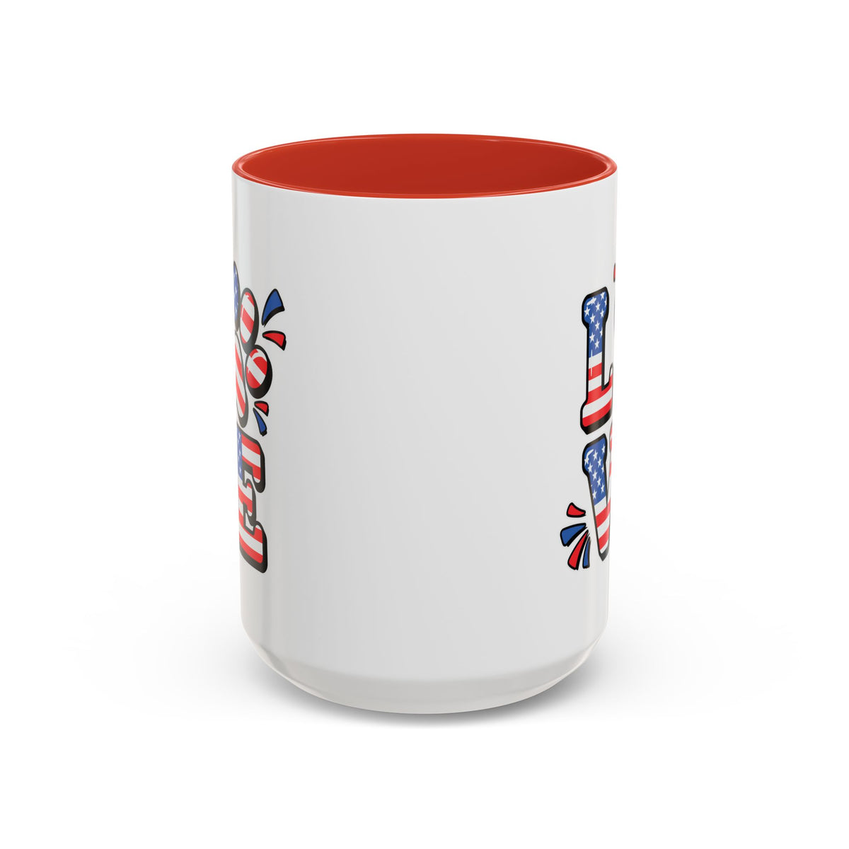 4th of July Mug - Animal Love USA Flag