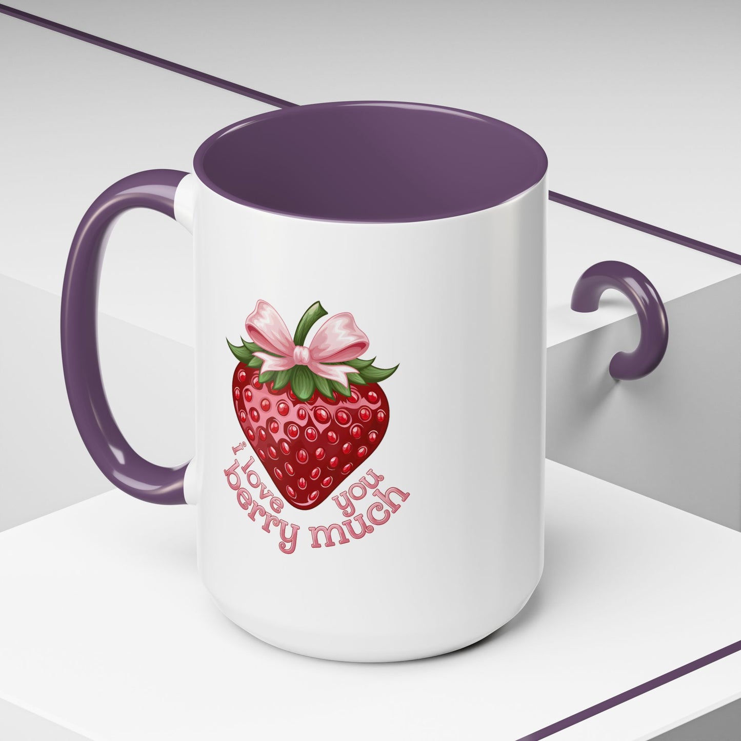 Valentine's Day Mug - I Love You Strawberry