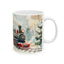 Christmas Mug - Snowman and Train Wrap 1