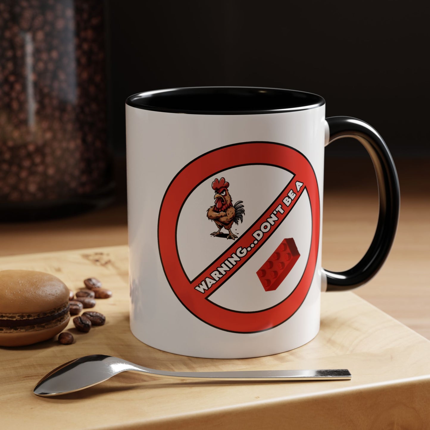 Adult Mug - Warning Don't Be A Cock Blocker