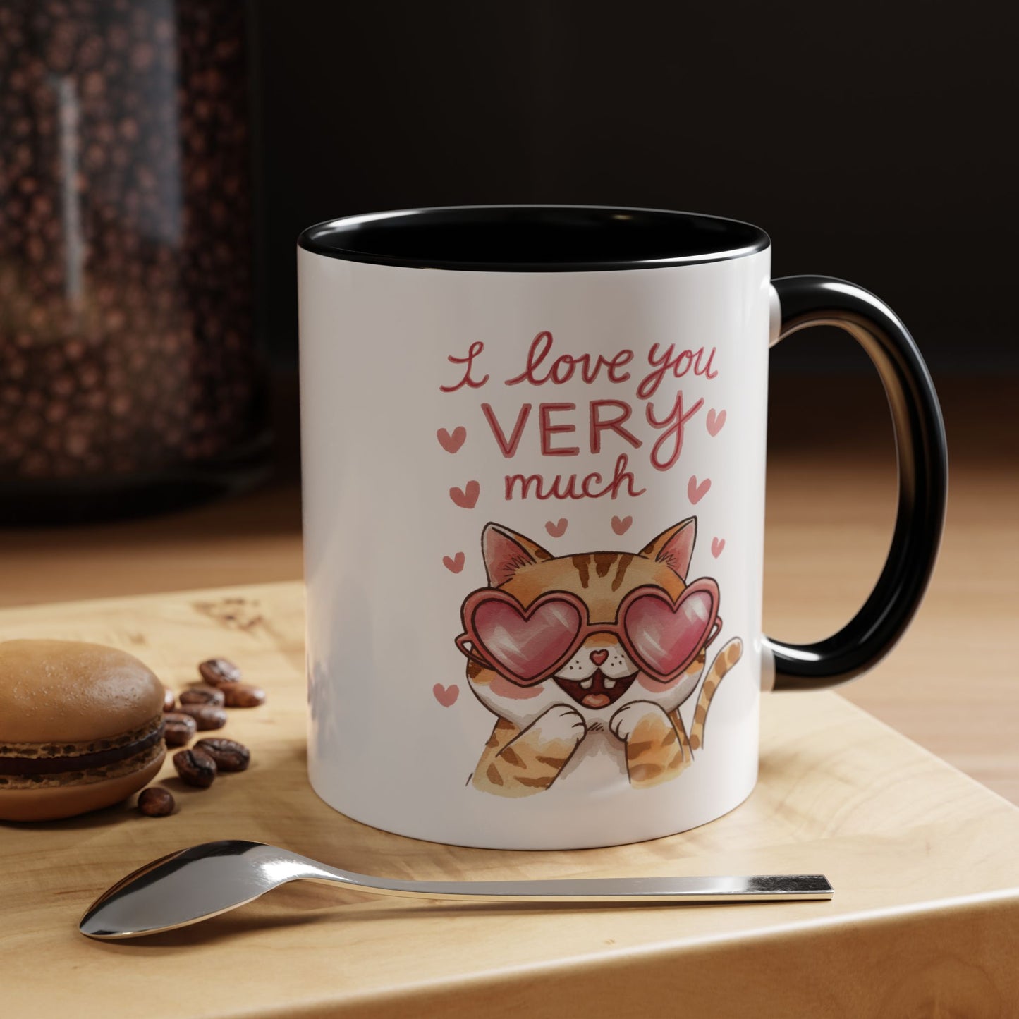 Valentine's Day Mug - I Love You Cat