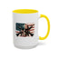 4th of July Mug - Skull Guns Flag
