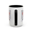 Christmas Mug - Merry Christmas Red Text Puppy Red Top