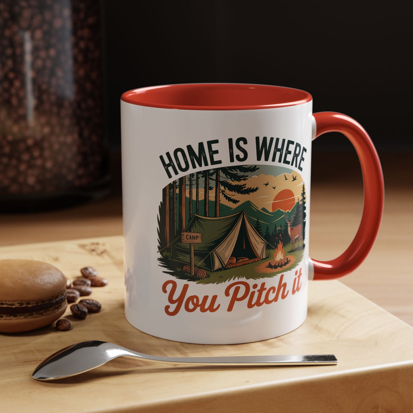 Adventure Mug - Home Is Where You Pitch It
