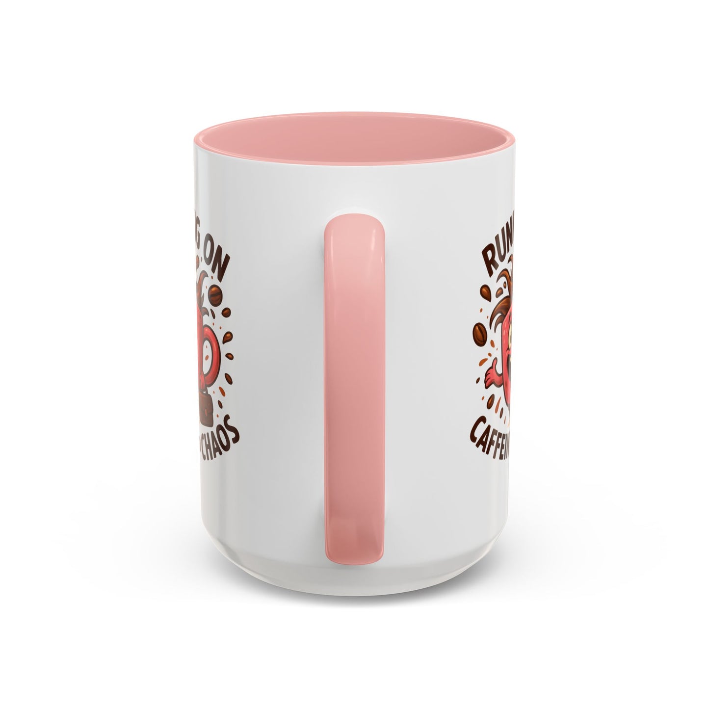 Humor Mug - Running On Caffeine and Chaos