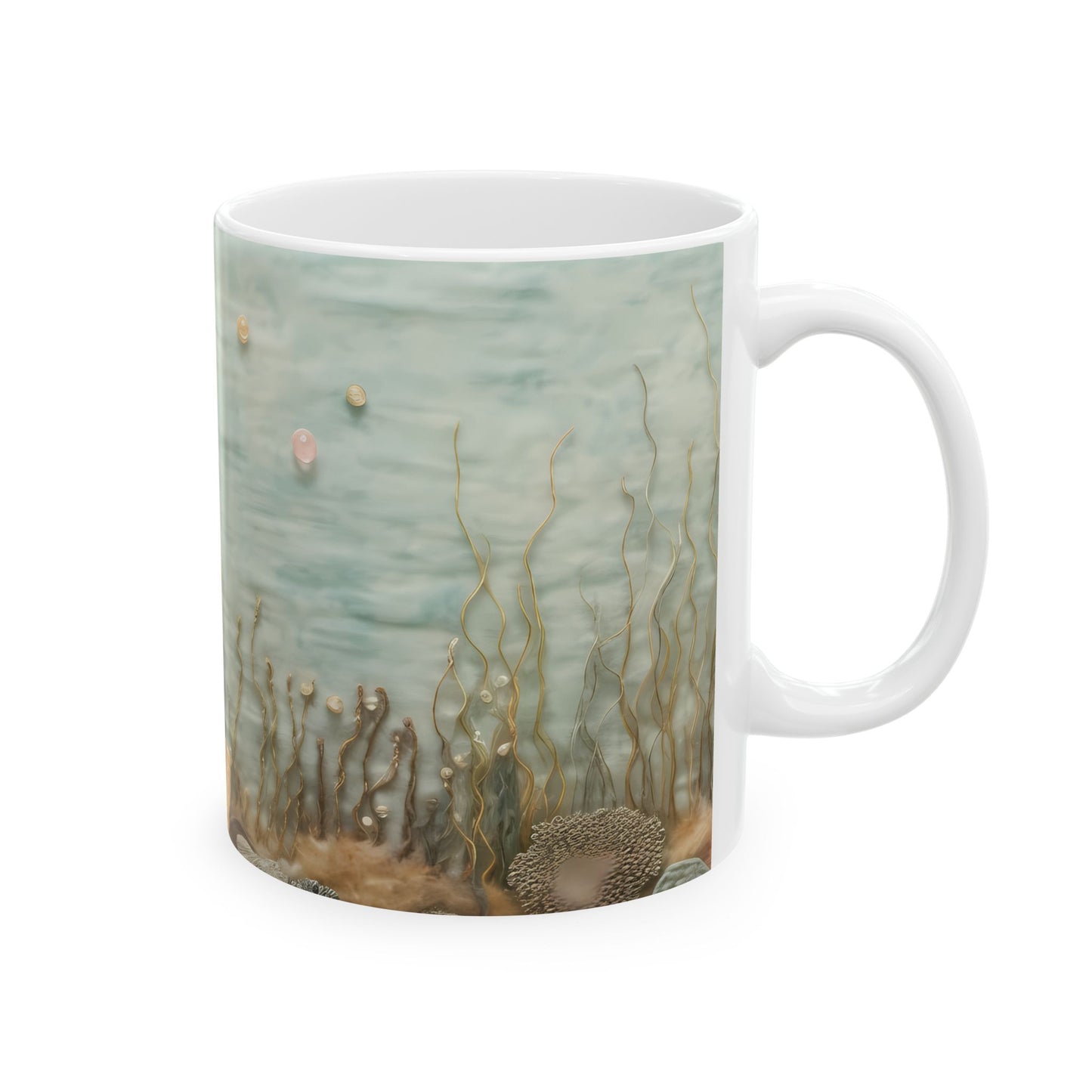 Artistic Mug - Felted Mermaid 2