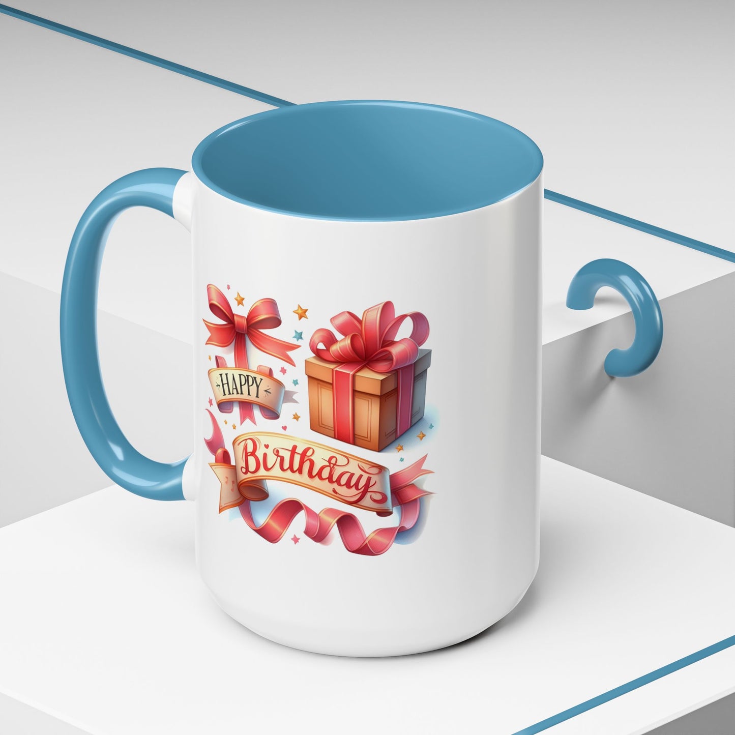 Birthday Mug - Present Ribbon