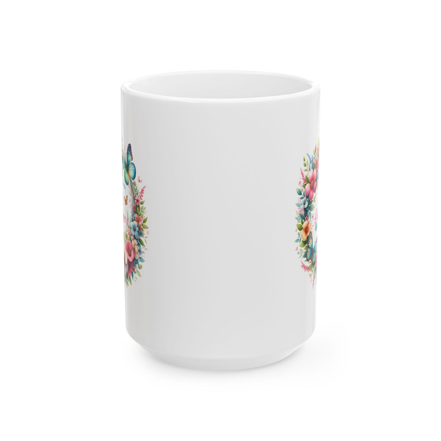 Anniversary Mug - Happy Anniversary Butterflies