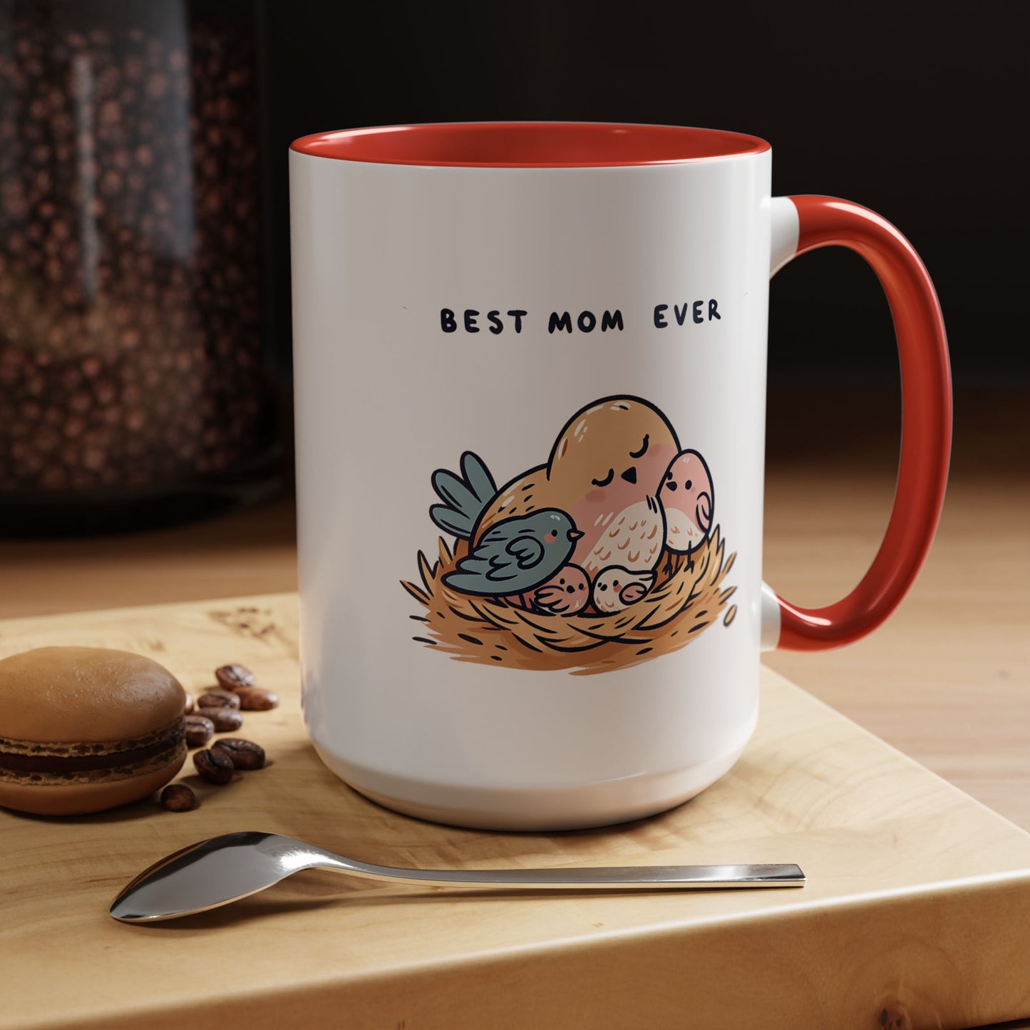 Mother's Day Mug - Best Mom Ever Birds