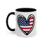 4th of July - Heart Flag