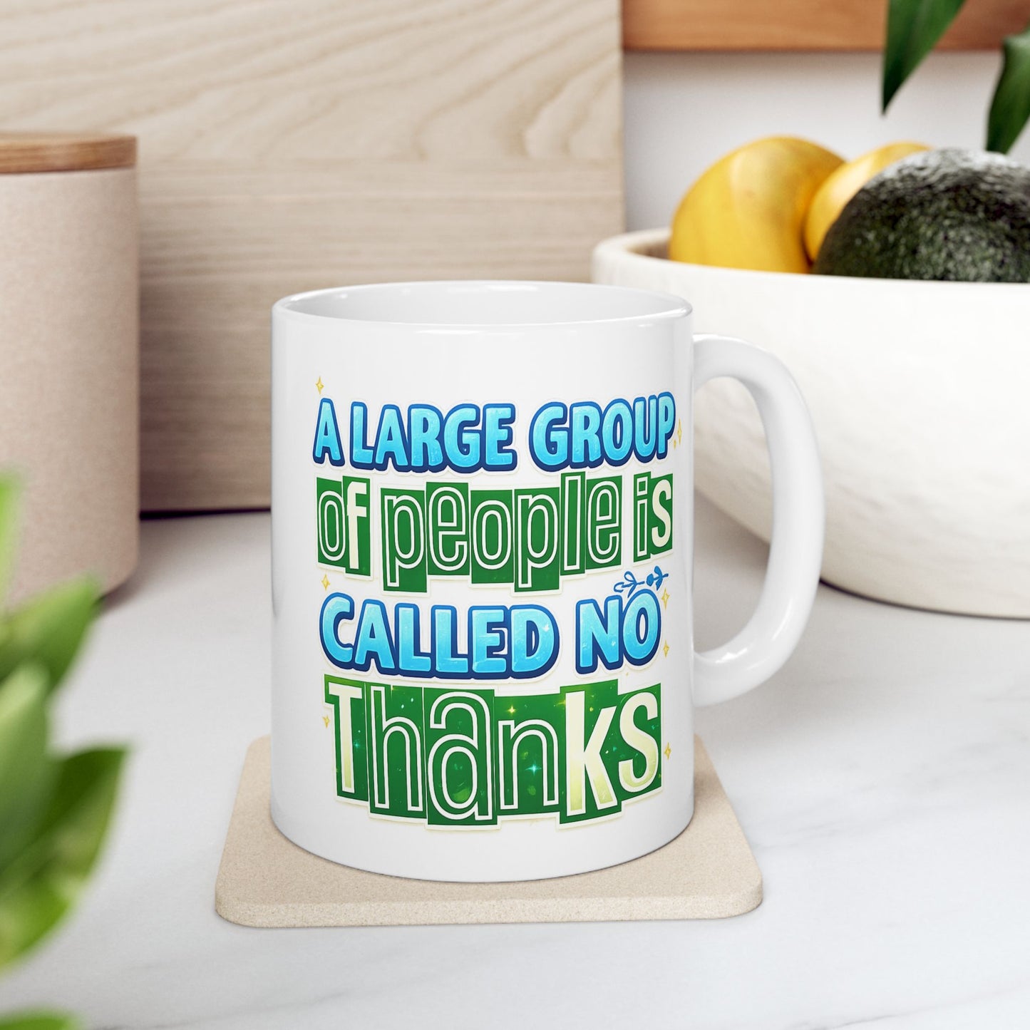 Humor Mug - A Large Group of People