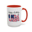 4th of July Mug - Happy Birthday USA