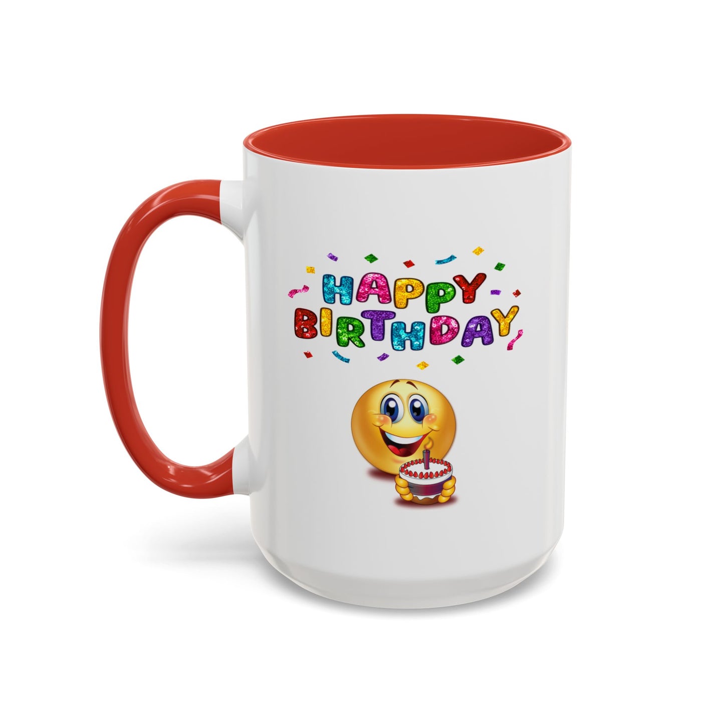 Birthday Mug - Happy Birthday Emoji