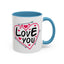 Valentine's Day Mug - Love You Heart Arrows