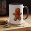 Christmas Mug - Gingerbread Man Red Bow