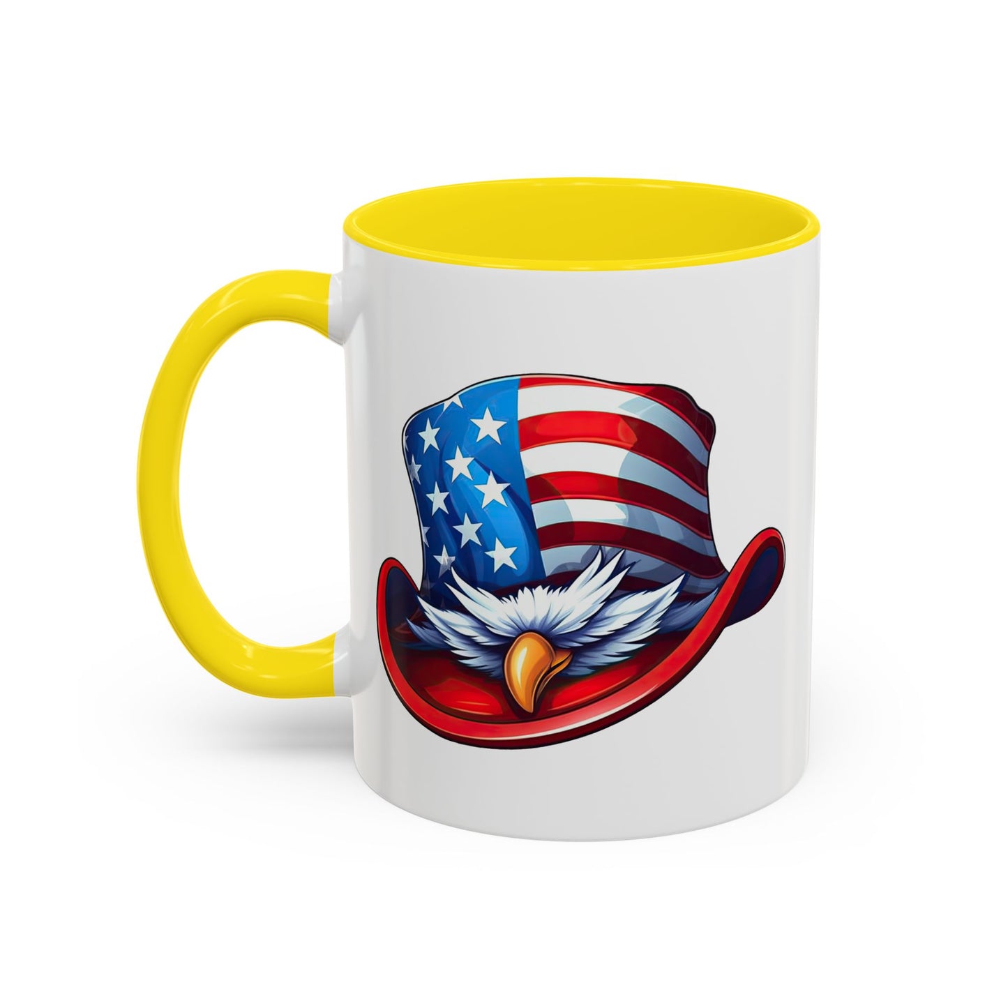 4th of July Mug - Bald Eagle American Hat