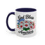4th of July Mug - God Bless America Daisies