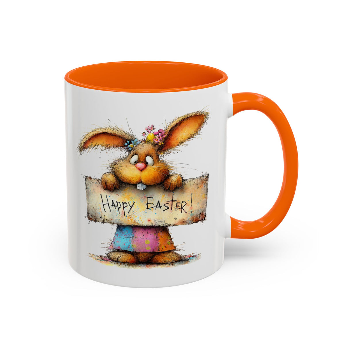 Easter Mug - Happy Easter Bunny Sign
