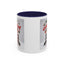 Christmas Mug - Merry Christmas Red Text Puppy Red Top