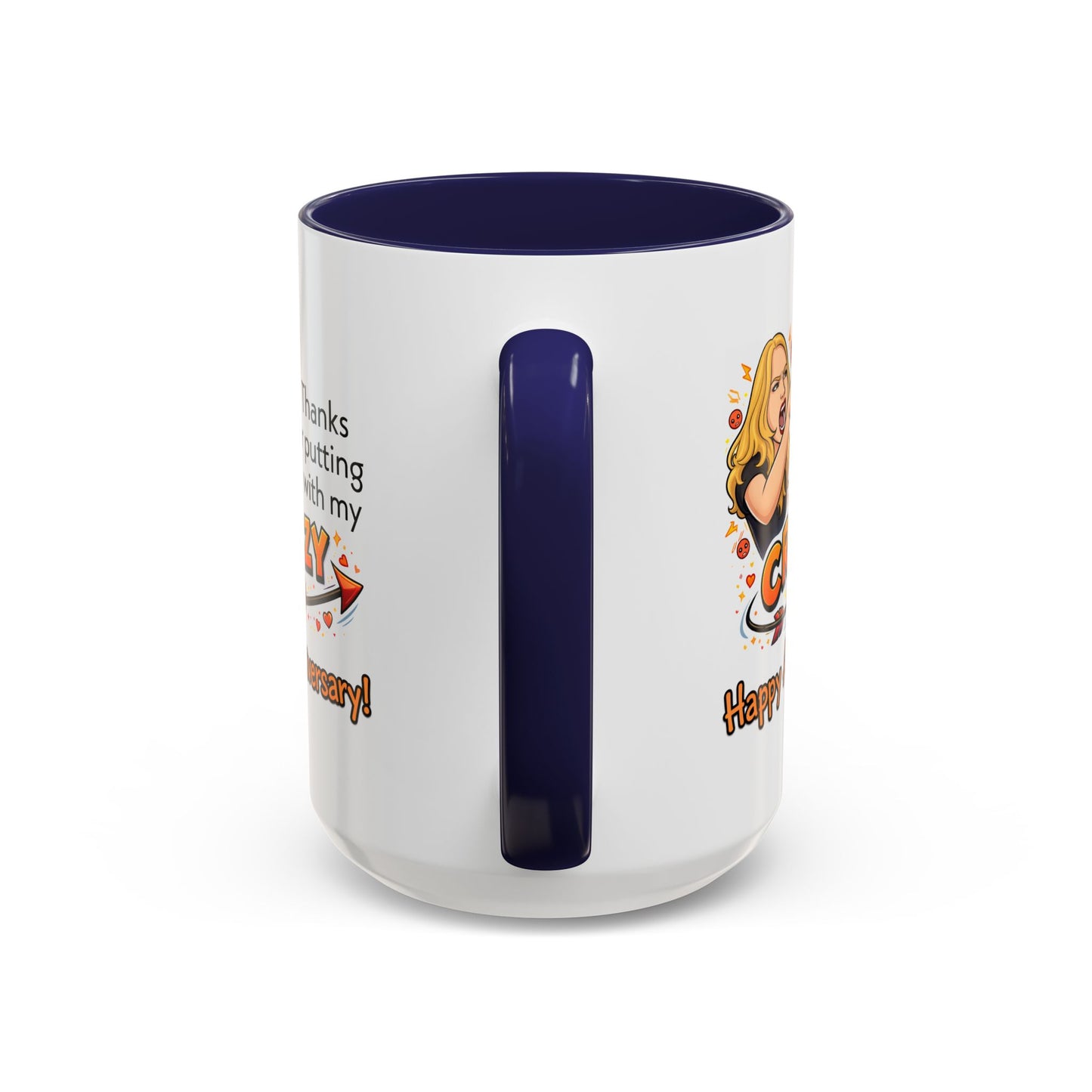 Anniversary Mug - Thanks For Putting Up
