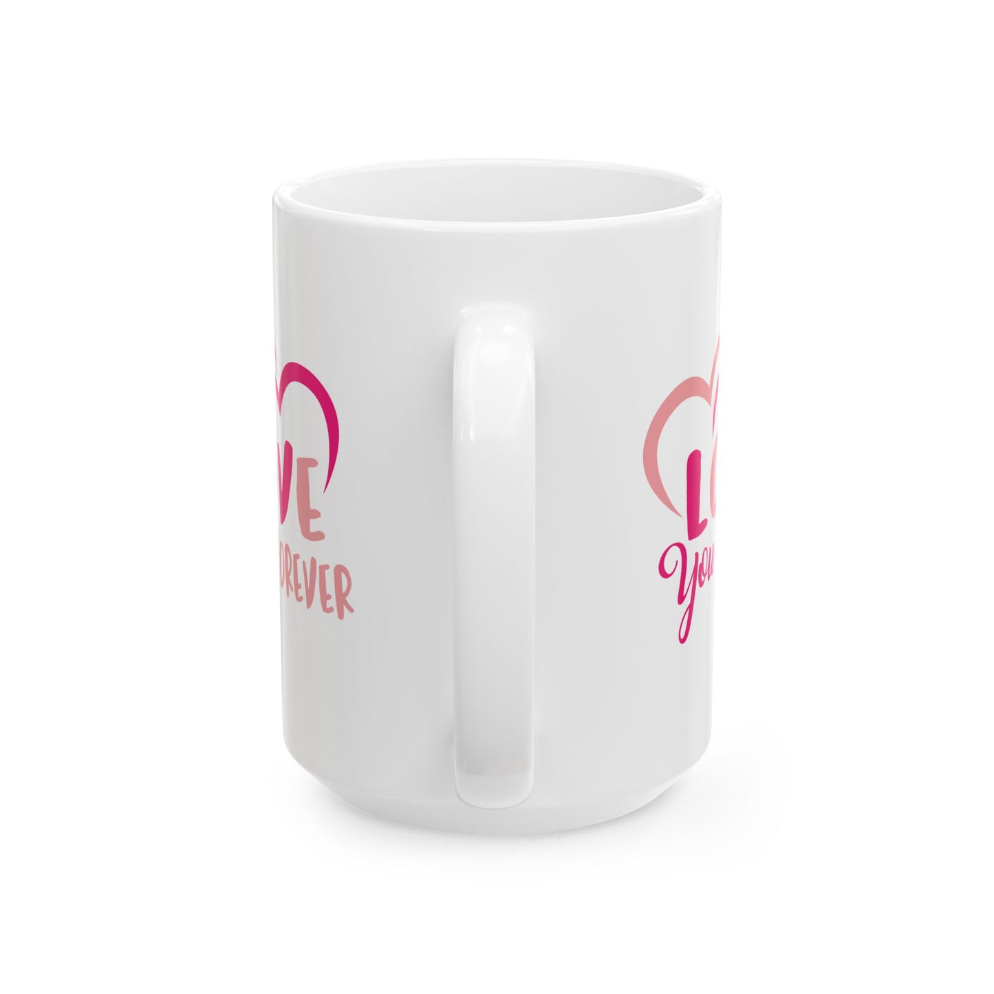 Anniversary Mug - Love You Forever Hearts