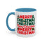Christmas - Merry Christmas Red & Green Text Trees Presents Candles