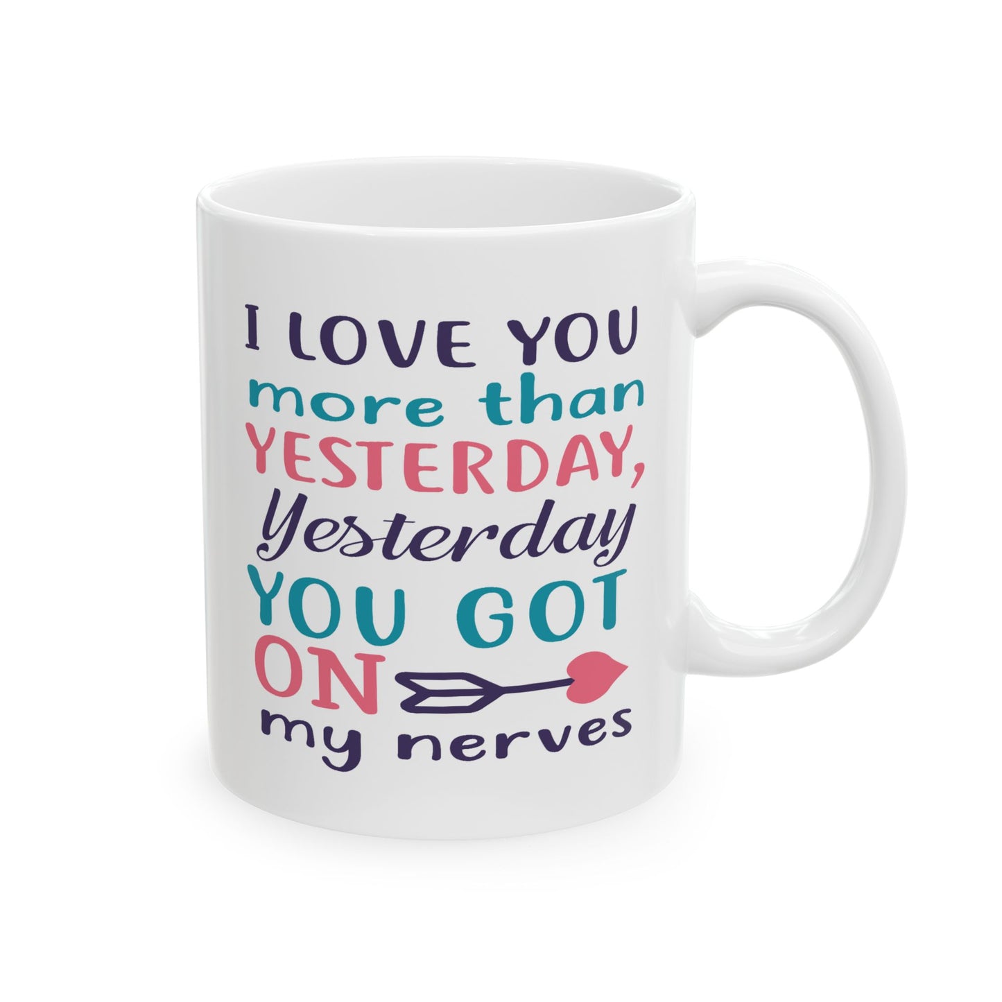 Anniversary Mug - I Love You More Than Yesterday