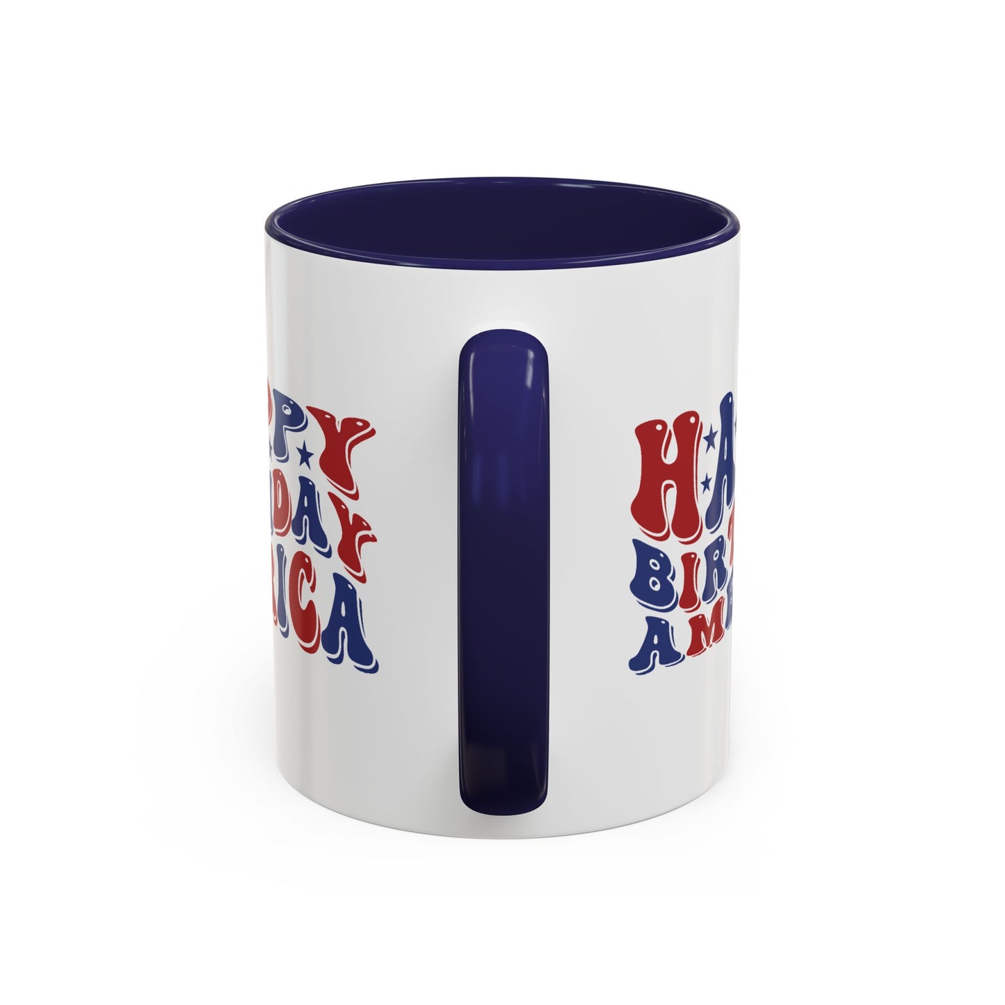 4th of July Mug - Happy Birthday America Retro