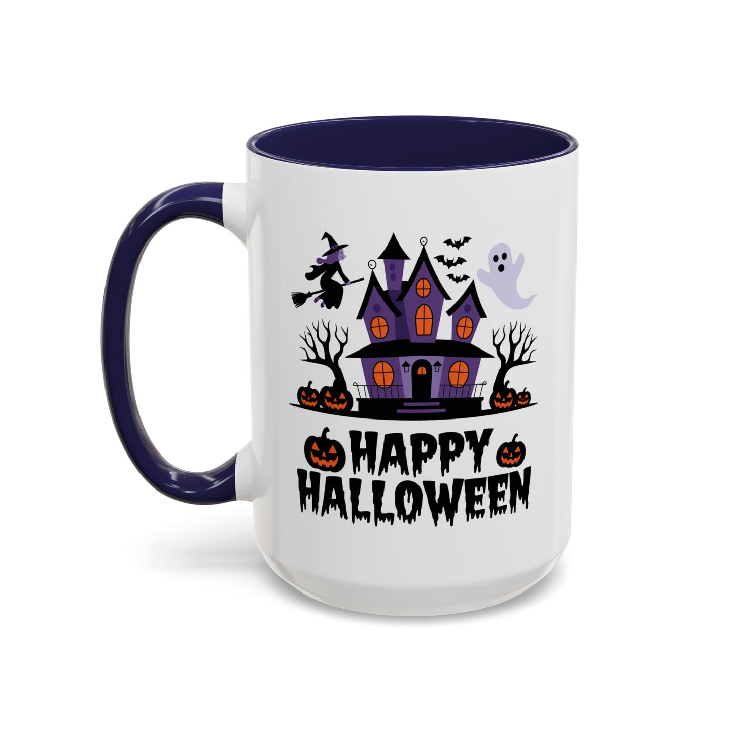 Halloween Mug - Happy Halloween Purple House