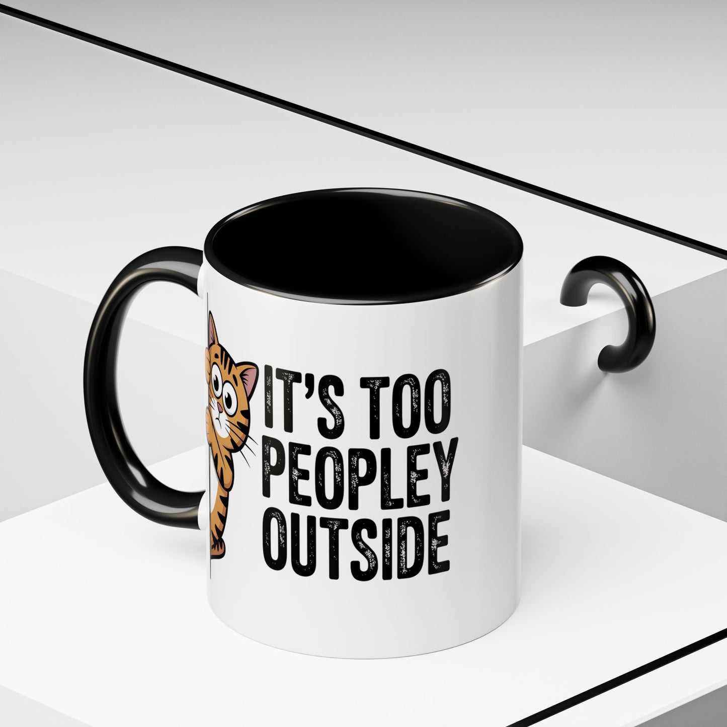 Animal Mug - It's Too Peopley Outside