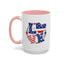 4th of July Mug - Love 4th of July