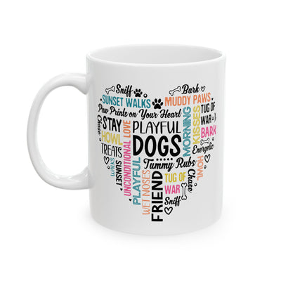 Animal Mug - Dog Mom Heart