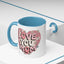 Mother's Day Mug - Love You Mom Retro Heart