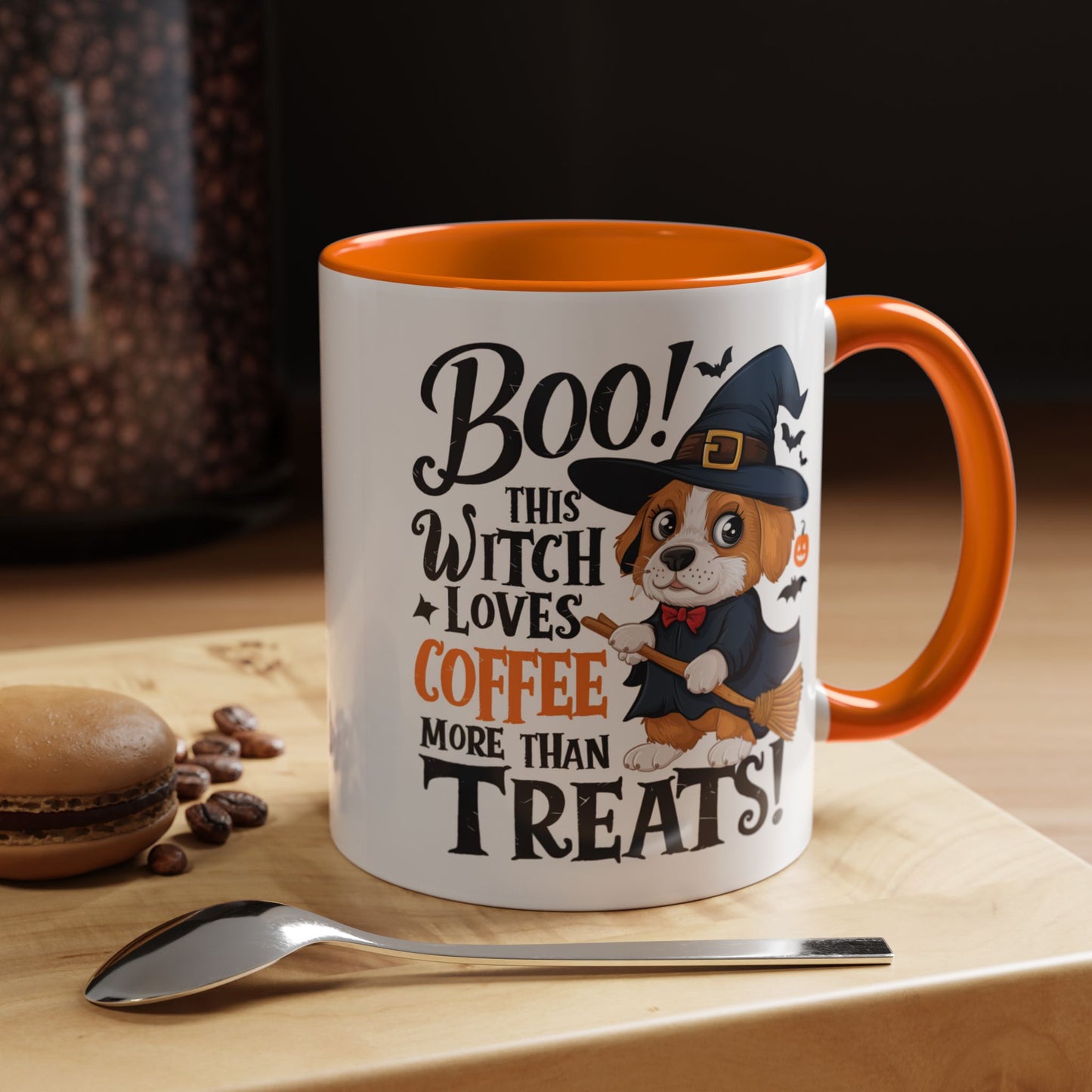 Halloween Mug - Puppy Witch